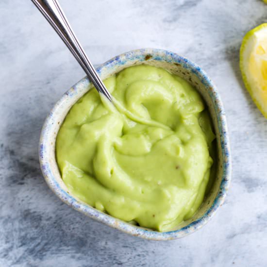 Creamy avocado sauce