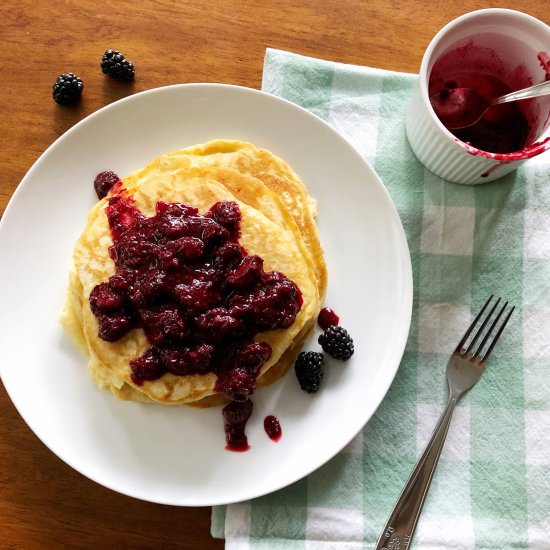 Vanilla Bean Buttermilk Pancakes