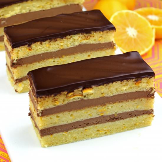 Chocolate Orange Mousse Cake
