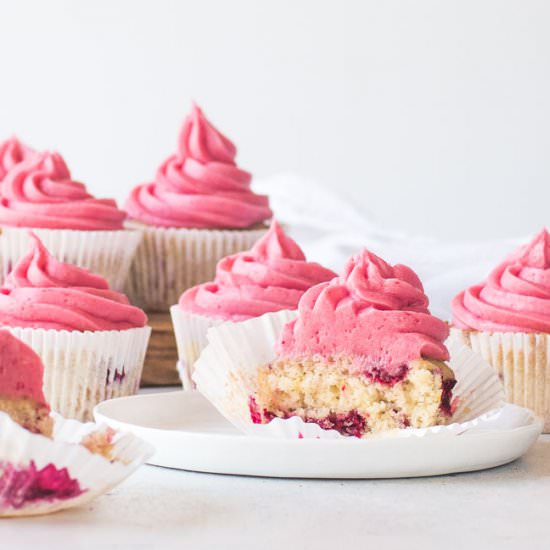 Raspberry Cupcakes