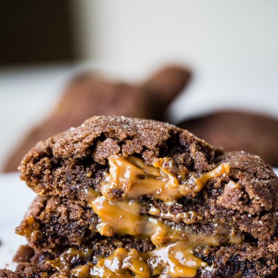 Dulce de Leche Chocolate Cookies