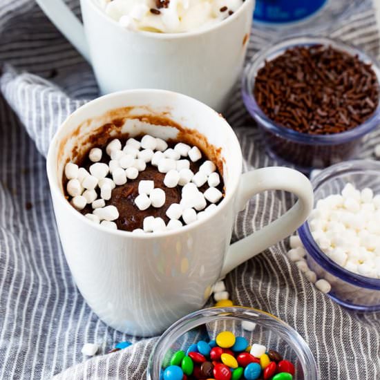 HOT COCOA MUG BROWNIE FOR ONE