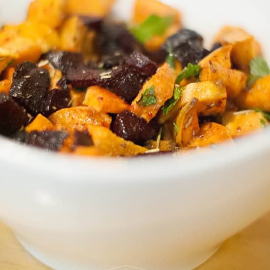 Beet & Sweet Potato Salad