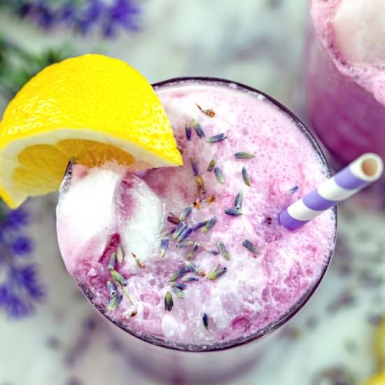 Lavender Lemonade Floats