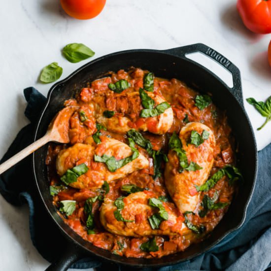 Garlic Butter Tomato Sauce Chicken