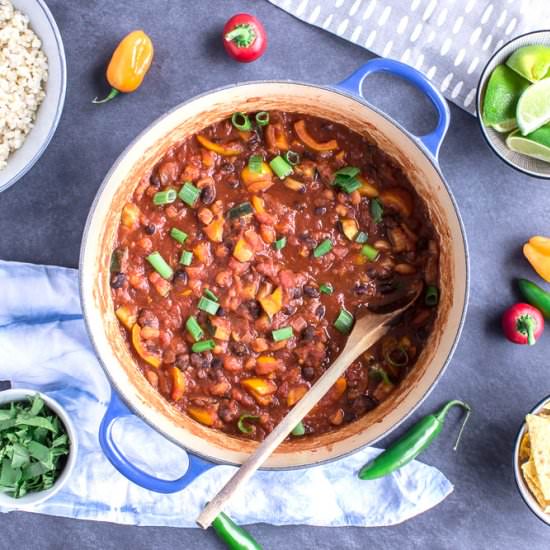 Warming Bean Chili (vegan & gf)