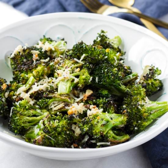 Roasted Broccoli with Parmesan