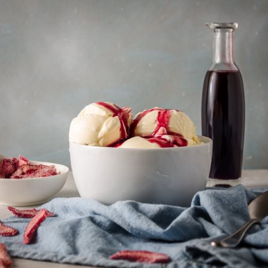 Red Wine Rhubarb Syrup