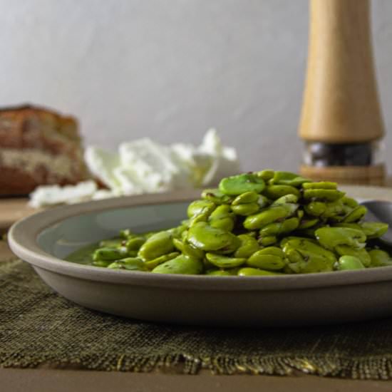 Marinated Fava Beans