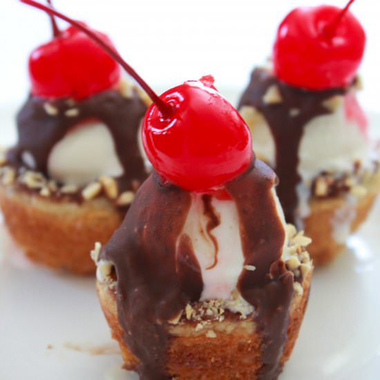 Ice Cream Sundae Cookie Bites