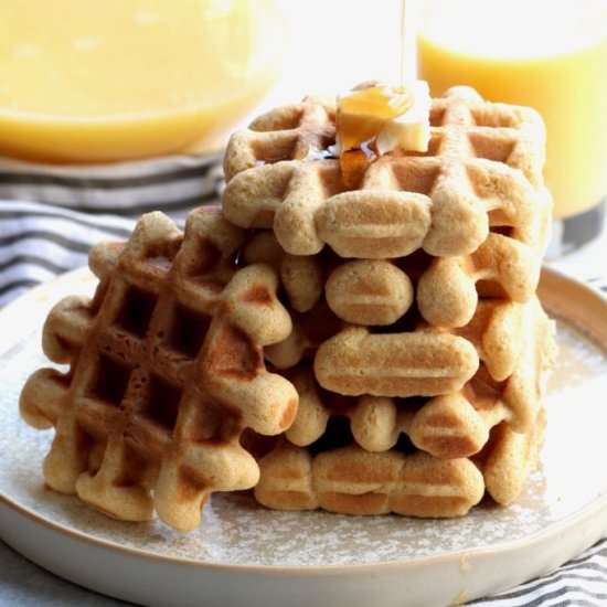whole grain oj bliss waffles