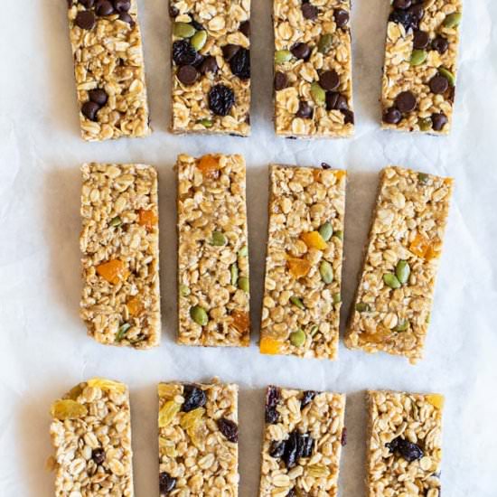 No Bake Granola Bars
