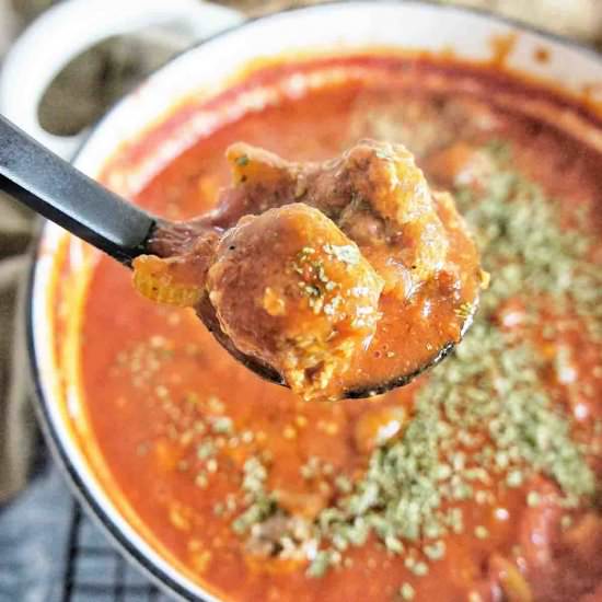 Meatball Tomato Soup