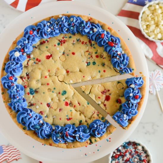 July 4th Cookie Cake