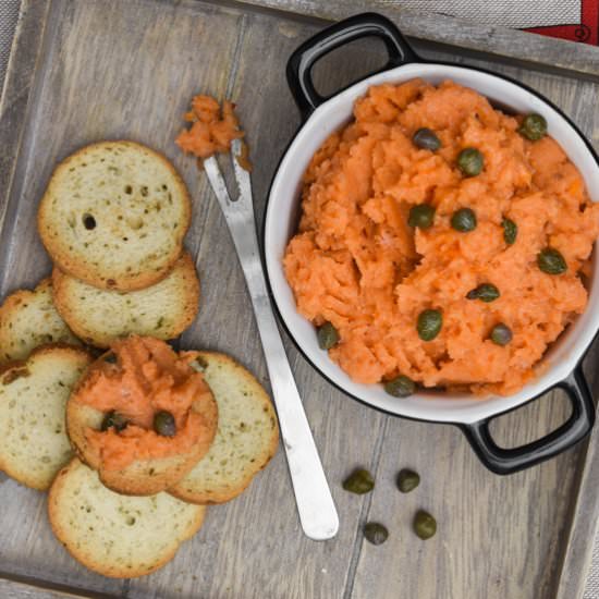 Salmon cream spread