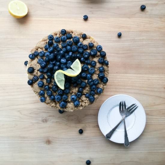 Blueberry Lemon Crumble Cheesecake