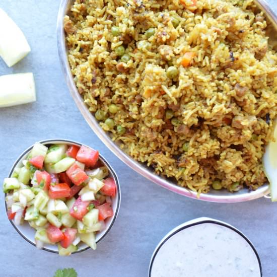 Easy One-Pot Vegetable Biryani