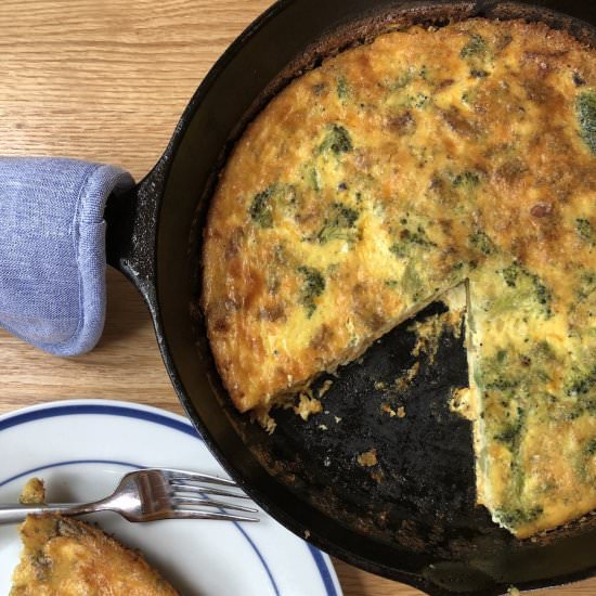 Crustless Quiche with Bacon