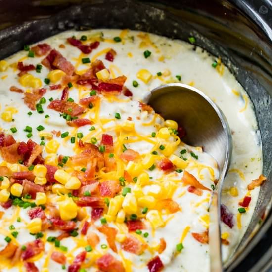 POTATO BROCCOLI CORN CHOWDER