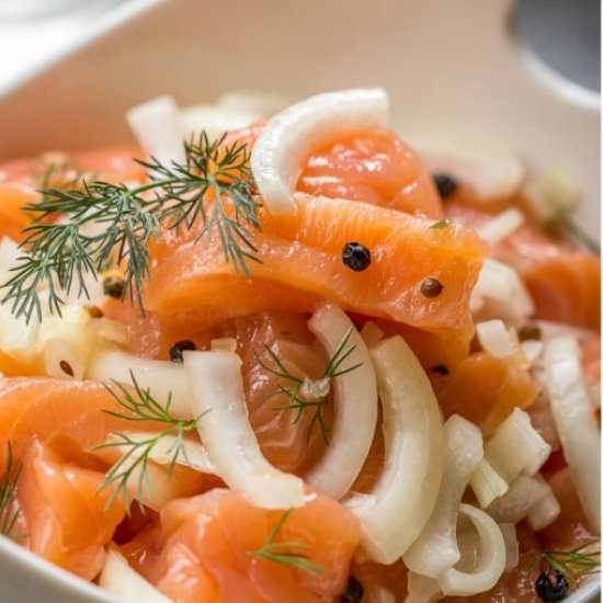 Aromatic Cured Salmon Recipe