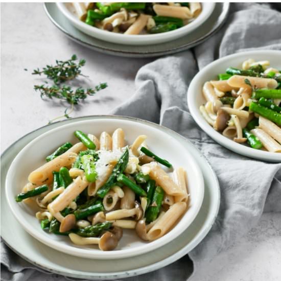 Asparagus Mushroom Pasta