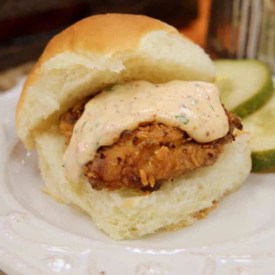 Fried Chicken Sliders