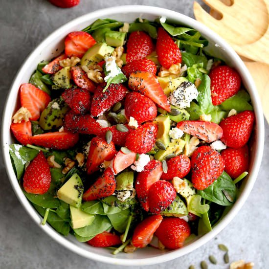 Spinach Strawberry Salad