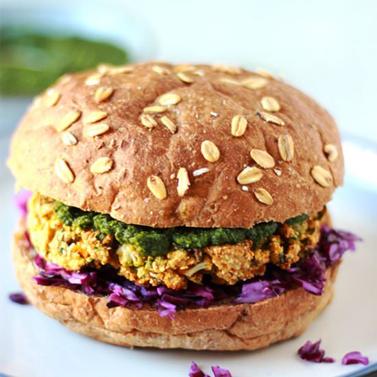 Baked Samosa Burgers