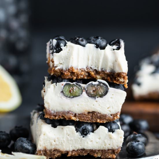 Lemon Blueberry Cheesecake Bars