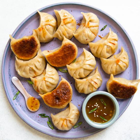 pork & cabbage potstickers