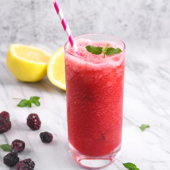 Frozen Blackberry Mint Lemonade