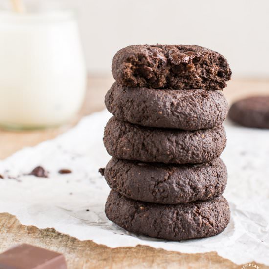 Vegan Chocolate Chip Cookies [GF]