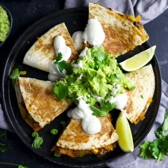 Sweet Potato Quesadillas