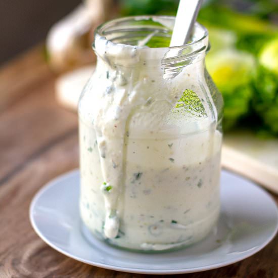 Healthy Yogurt Ranch Dressing