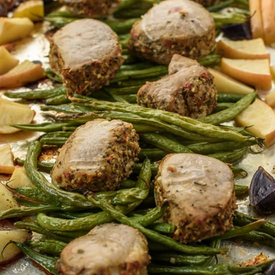Sheet Pan Roasted Pork Tenderloin
