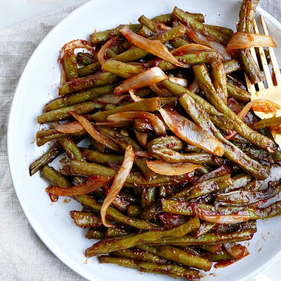 Healthy BBQ Green Beans