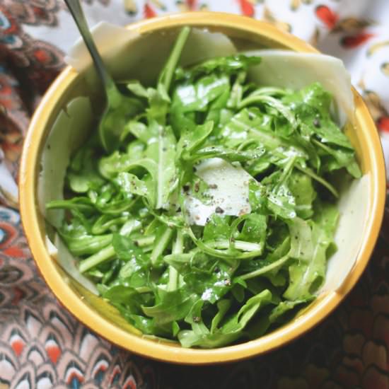 Arugula Parmesan Salad