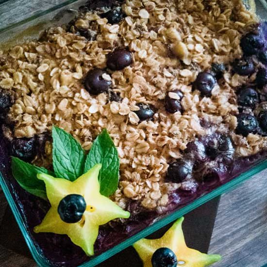 Baked Blueberry Banana Oatmeal