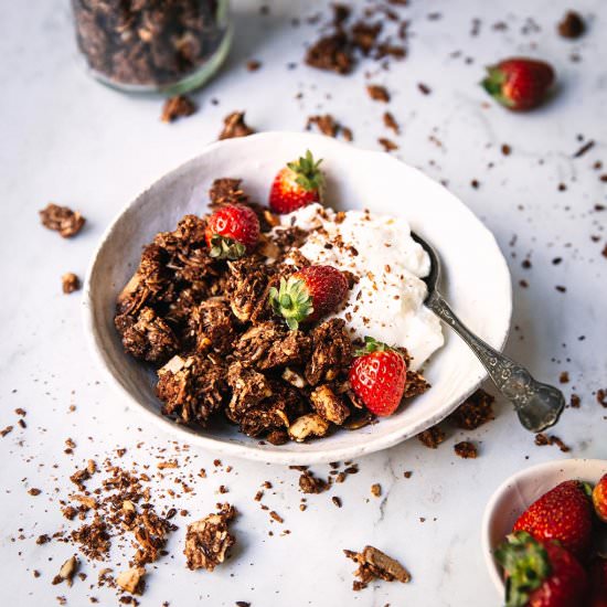 Chocolate Granola Clusters