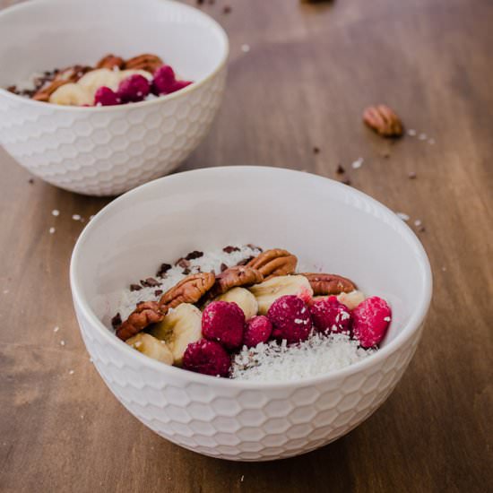 Chocolate Pecan Chia Cereal (vegan)