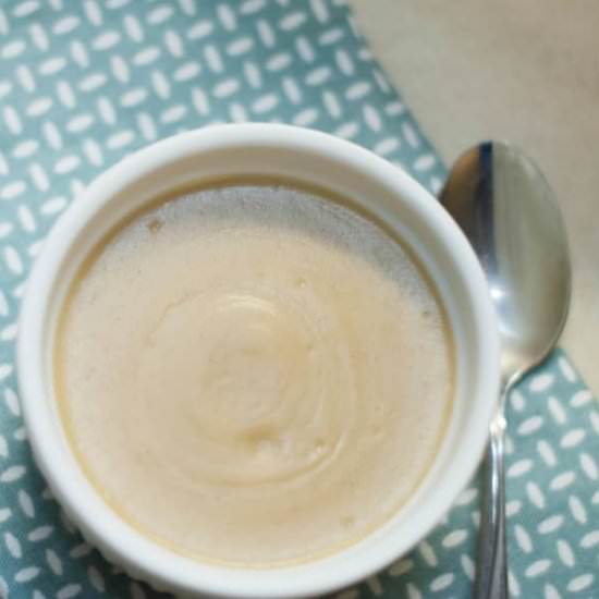 Acorn Squash Honey Custard