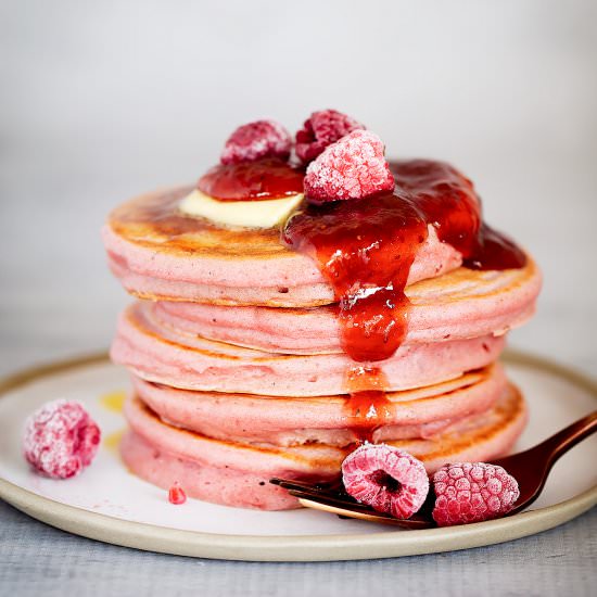 Spiced Beetroot Pancakes