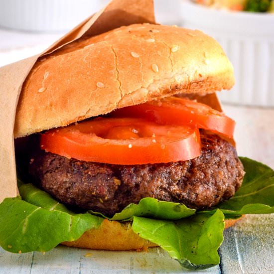 Electric Skillet Hamburgers