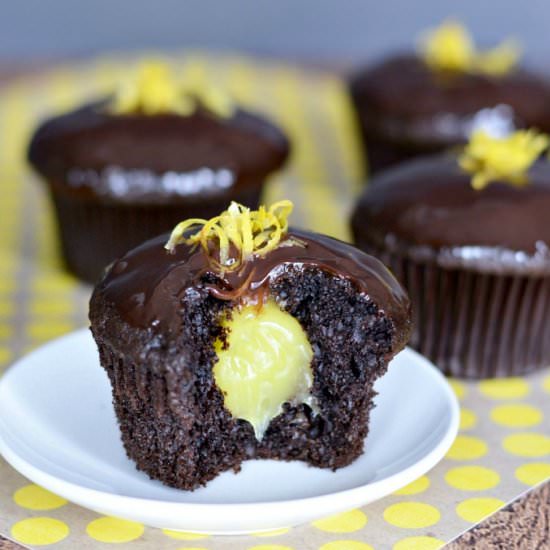 Chocolate Lemon Cupcakes