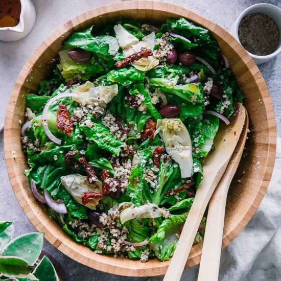 Simple Quinoa Greek Salad