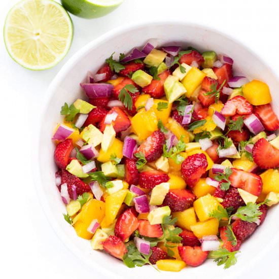 Strawberry Mango Avocado Salsa