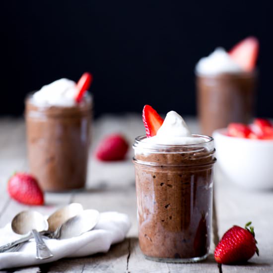 Vegan Carob Chia Pudding