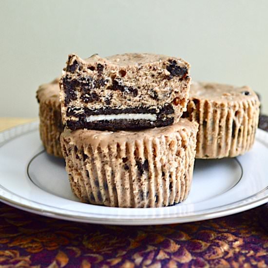 Mini Oreo Cheesecakes