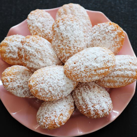 Gluten-Free Lemon Madeleines