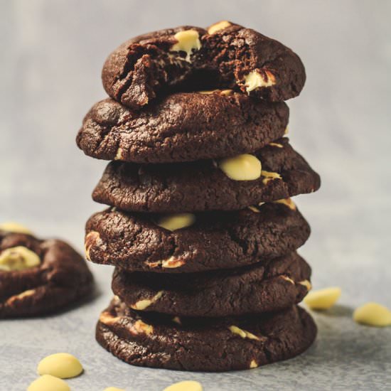 Double Chocolate Banana Cookies